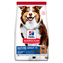 Hills Science Plan Medium Mature Adult 7+ Trockenfutter Hund mit Lamm und Reis_2147483647