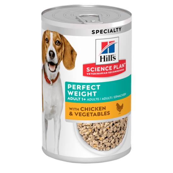 Hills Science Plan Perfect Weight Adult Nassfutter Hund mit Huhn & Gemüse_0