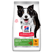 Hills Science Plan Senior Vitality Medium Mature Adult 7+ Trockenfutter Hund_0