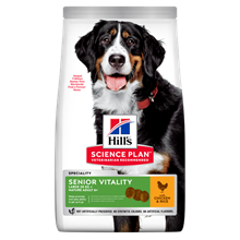 Hills Science Plan Senior Vitality Large Breed Mature Adult 6+ Trockenfutter Hund mit Huhn & Reis_0