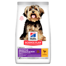 Hills Science Plan Sensitive Stomach & Skin Small & Mini Adult Trockenfutter Hund mit Huhn_2147483647