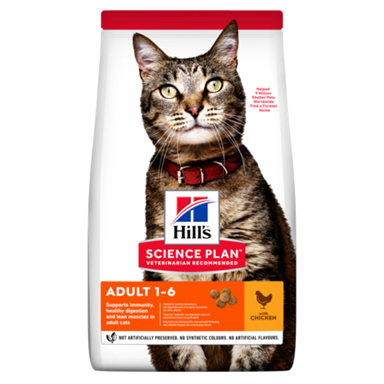 Hills Science Plan Adult Trockenfutter Katze mit Huhn_0