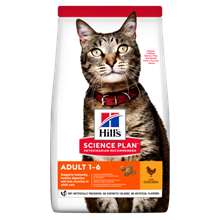 Hills Science Plan Adult Trockenfutter Katze mit Huhn_2147483647