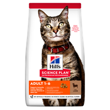 Hills Science Plan Adult Trockenfutter Katze mit Lamm und Reis_2147483647