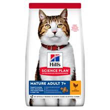 Hills Science Plan Mature Adult 7+ Trockenfutter Katze mit Huhn_0