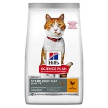 Hills Science Plan Sterilised Cat Adult Trockenfutter Katze mit Huhn_0