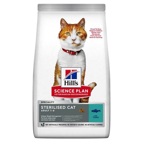 Hills Science Plan Sterilised Cat Adult Trockenfutter Katze mit Thunfisch _0