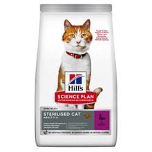 Hills Science Plan Sterilised Cat Adult Trockenfutter Katze mit Ente_0