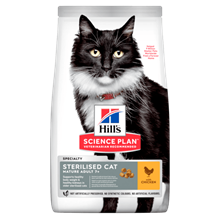 Hills Science Plan Sterilised Cat Mature Adult 7+ Trockenfutter Katze mit Huhn_0