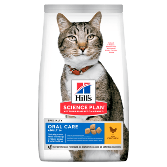 Hills Science Plan Oral Care Adult Trockenfutter Katze mit Huhn_0