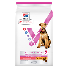 Hills Vet Essentials Multi-Benefit + Digestion Adult 1+ Medium Trockenfutter Hund mit Huhn_2147483647