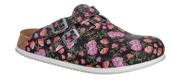 Birkenstockschuhe Kay SL Blooming Roses Black_2147483647