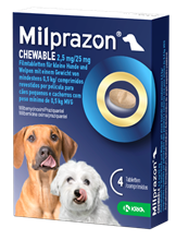 Milprazon Chewable kl. Hund 2,5 mg/25 mg_1