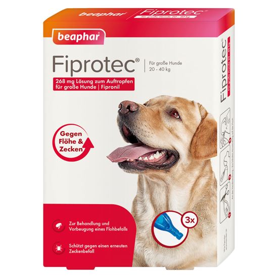 Fiprotec 268 mg Lösung zum Auftropfen für große Hunde_0