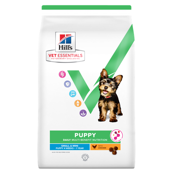 Hills Vet Essentials Multi-Benefit Puppy Small & Mini Trockenfutter Hund mit Huhn_0