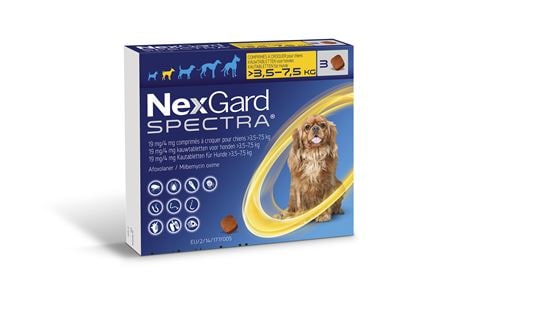 Nexgard Spectra Kautabletten Hund 3,5-7,5 kg_2147483647