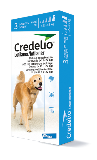 Credelio® 900 mg für Hunde (>22-45 kg)_2147483647