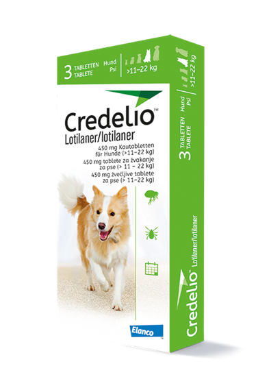 Credelio® 450 mg für Hunde (>11-22 kg)_2147483647