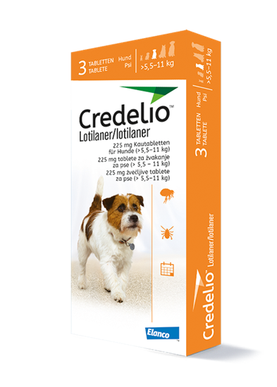 Credelio® 225 mg für Hunde (>5,5-11 kg)_2147483647