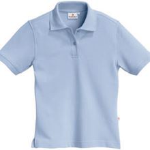 Damen Poloshirt Mikralinar® Malibu-Blue Gr. M_2147483647