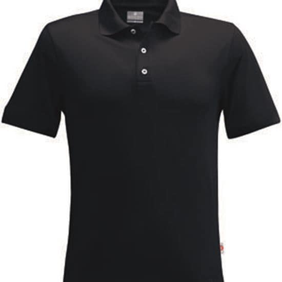 Herren Coolmax®  Polo Schwarz_2147483647