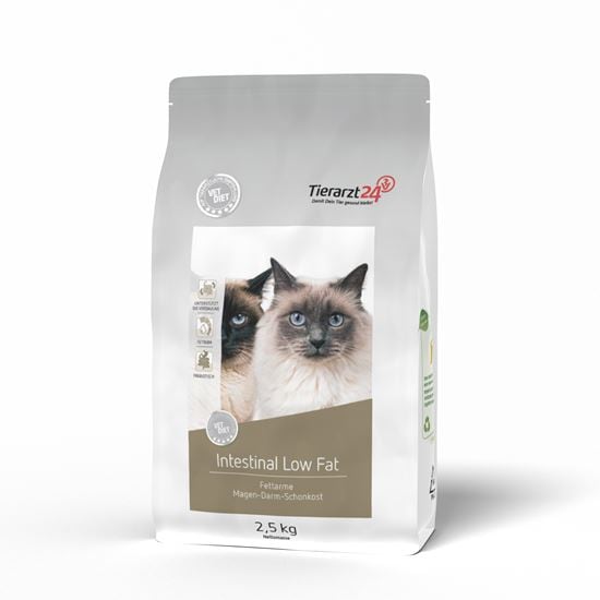 Tierarzt24 Vet Diet Intestinal Low Fat Katze Trockenfutter_0