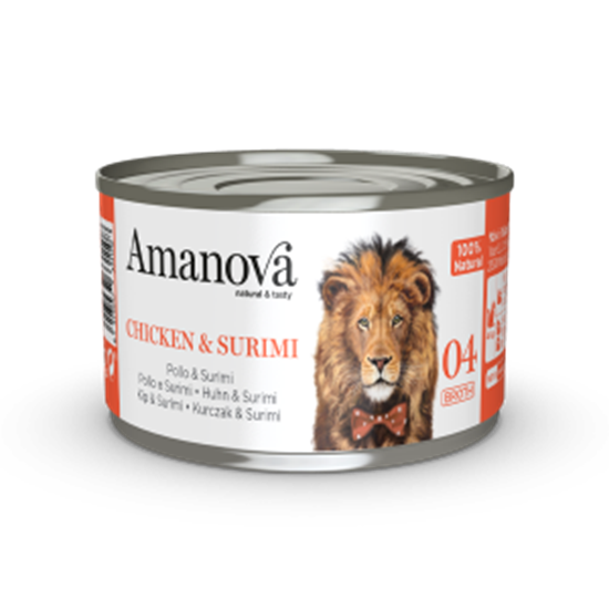 Amanova für Katzen 4 Hühnchen & Surimi_0