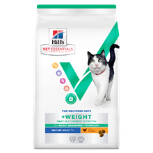 Hills Vet Essentials Multi-Benefit + Weight Mature Adult 7+ Trockenfutter Katze mit Huhn_2147483647