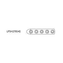 Vi Lockingplatten 2,7x42mm - 5 Loch_1