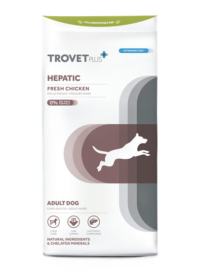 Trovet Plus für Hunde Hepatic frisches Huhn_0