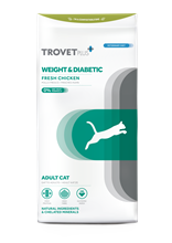 Trovet Plus für Katzen Weight & Diabetic frisches Huhn_0