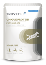 Trovet Plus Nassfutterbeutel für Hunde und Katzen Unique Protein Frisches Pferd_0