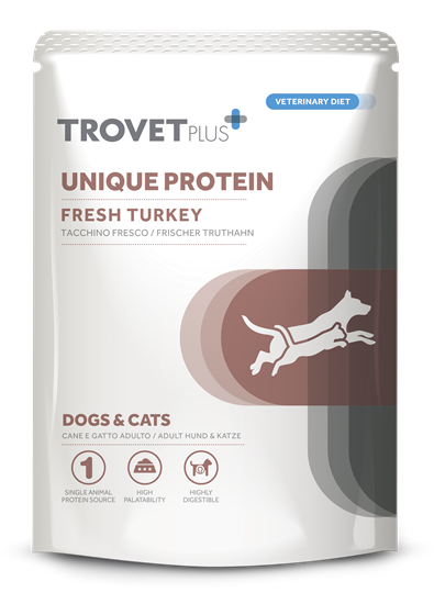 Trovet Plus Nassfutterbeutel für Hunde und Katzen Unique Protein Frischer Truthahn_2147483647