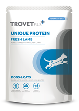 Trovet Plus Nassfutterbeutel für Hunde und Katzen Unique Protein Frisches Lamm_0