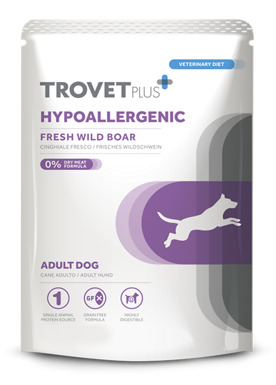 Trovet Plus Nassfutterbeutel für Hunde Hypoallergenic Frisches Wildschwein_0