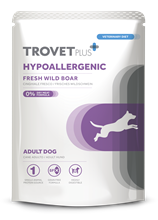 Trovet Plus Nassfutterbeutel für Hunde Hypoallergenic Frisches Wildschwein_0