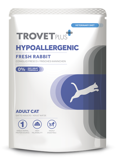 Trovet Plus Nassfutterbeutel für Katzen Hypoallergenic frisches Kaninchen_0