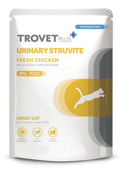 Trovet Plus Nassfutterbeutel für Katzen Urinary Struvite_0