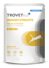 Trovet Plus Nassfutterbeutel für Katzen Urinary Struvite_0