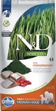 Farmina N&D Spirulina Hering Adult Medium & Maxi Trockenfutter Hund_2147483647