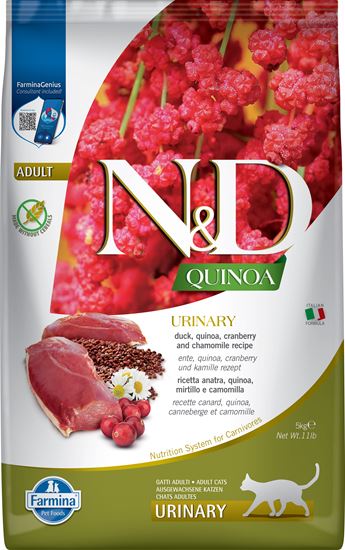 Farmina N&D Quinoa Urinary Ente Adult Trockenfutter Katze_2147483647