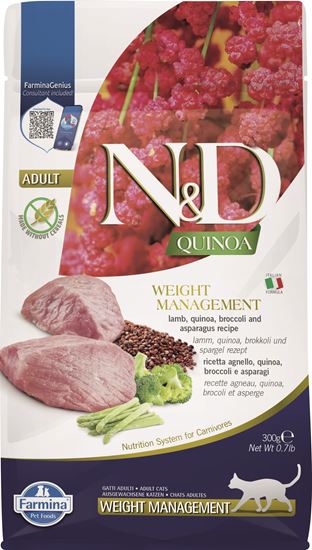 Farmina N&D Quinoa Weight Management Lamm Adult Trockenfutter Katze_2147483647