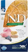 Farmina N&D Ancestral Grain Lamm, Dinkel, Hafer & Heidelbeere Adult Trockenfutter Katze_2147483647