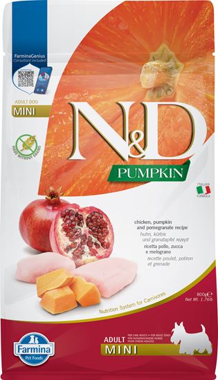 Farmina N&D Pumpkin Huhn & Granatapfel Adult Mini Trockenfutter Hund_2147483647