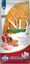 Farmina N&D Ancestral Grain Huhn, Dinkel, Hafer & Granatapfel Adult Medium & Maxi Trockenfutter Hund_2147483647