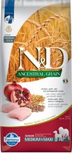 Farmina N&D Ancestral Grain Huhn, Dinkel, Hafer & Granatapfel Senior Medium & Maxi Trockenfutter Hund_2147483647