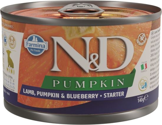 Farmina N&D Pumpkin Lamm & Heidelbeere Starter Mini Nassfutter Hund_2147483647