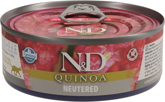 Farmina N&D Quinoa Neutered Schwein Adult Nassfutter Katze_2147483647