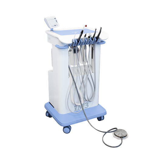 iM3 Professional ohne Kompressor, mit Stauraum, HS, SW LS, 1:1 Gerade, 4:1, 1:5, Spülspritze, E-Mikromotor, Absaugung & Satelec Scaler_0