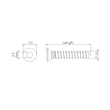 Vi Corticalisschraube 3,5/46mm_1